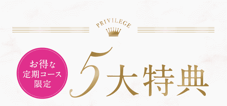 5大特典